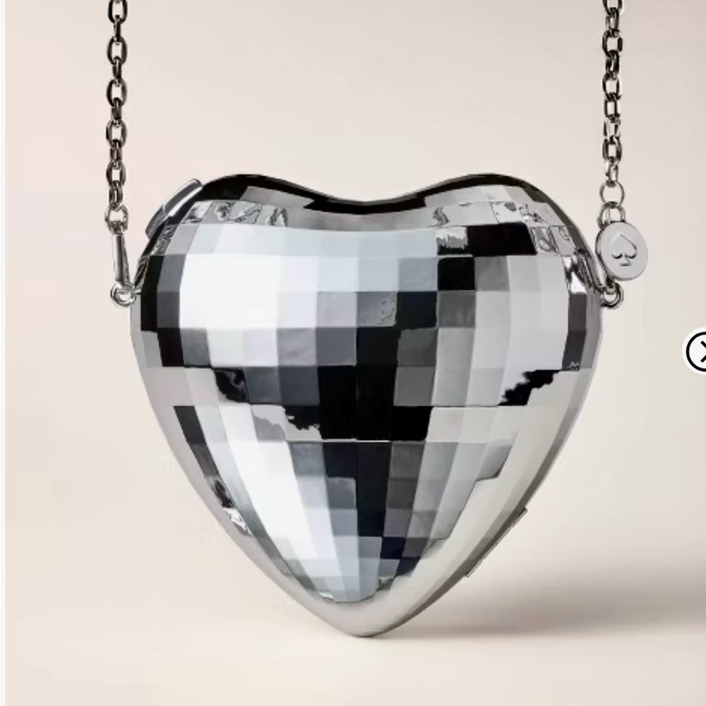 Kate Spade New York-Target Disco Heart Crossbody Bag